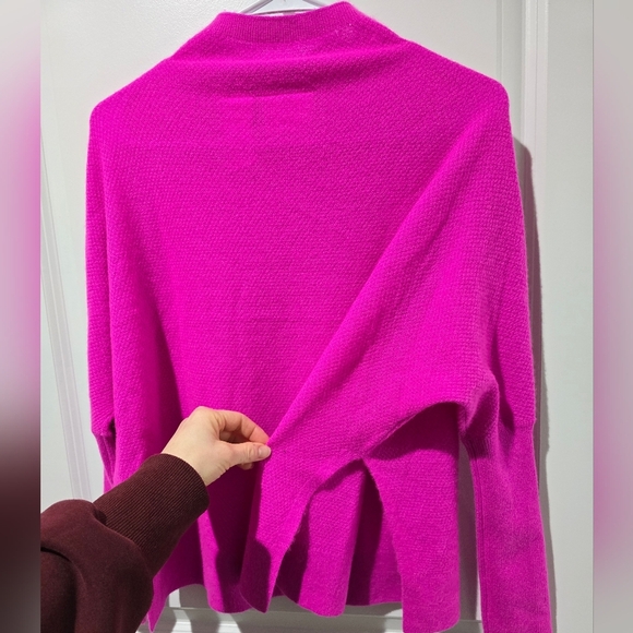 Maeve Pink Cowl Neck Sweater with Relaxed Fit and Soft Texture - Picture 4 of 7